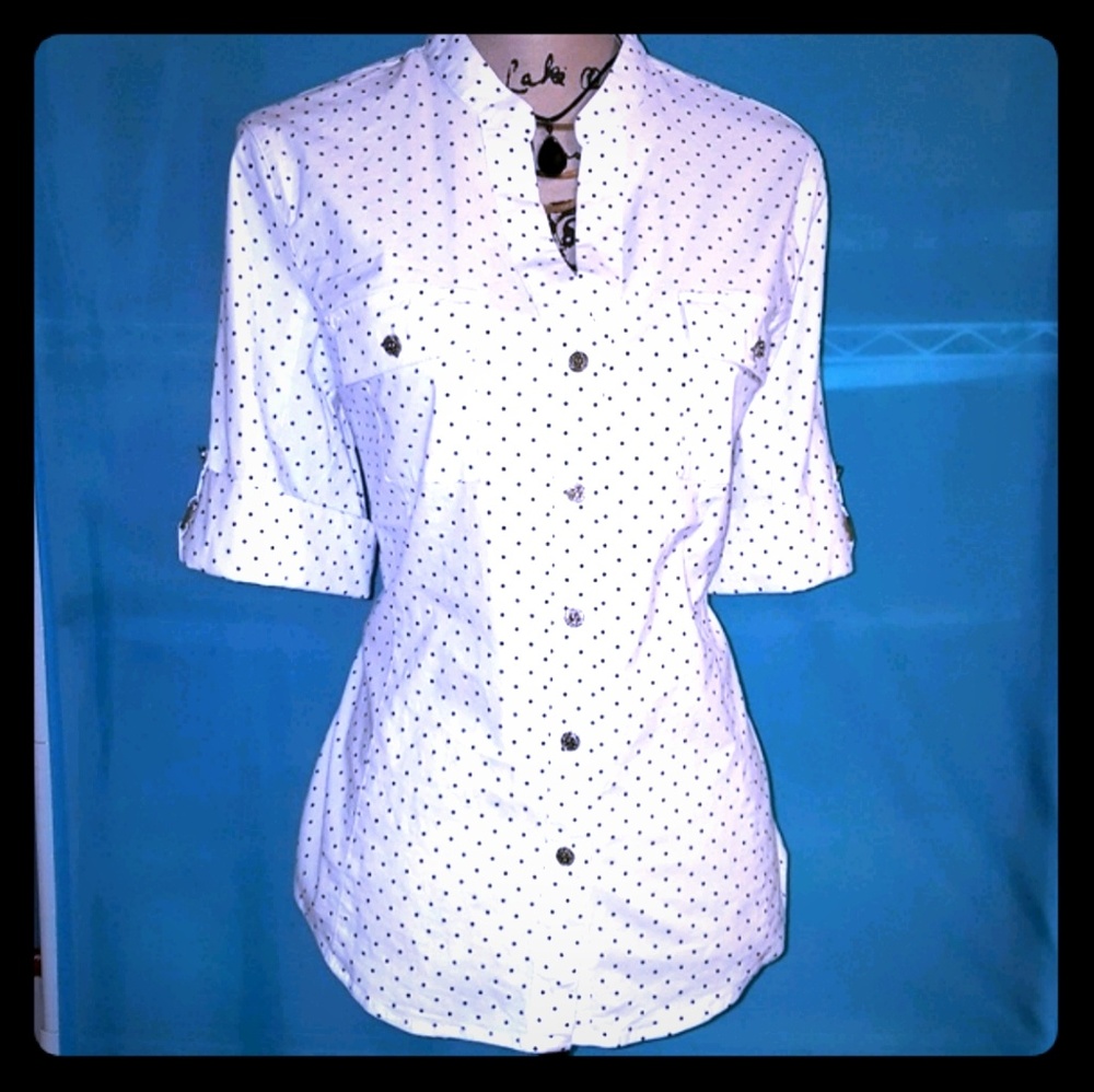 Polka Dot Button Up - image 1